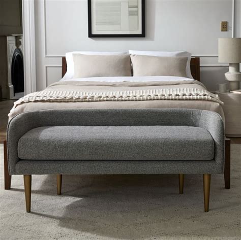 west elm celine bench uk|West Elm bedroom benches.